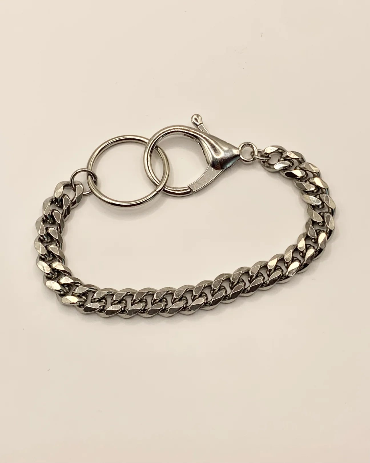 Shop Journal Chunky Cuban Chain Steel Bracelet