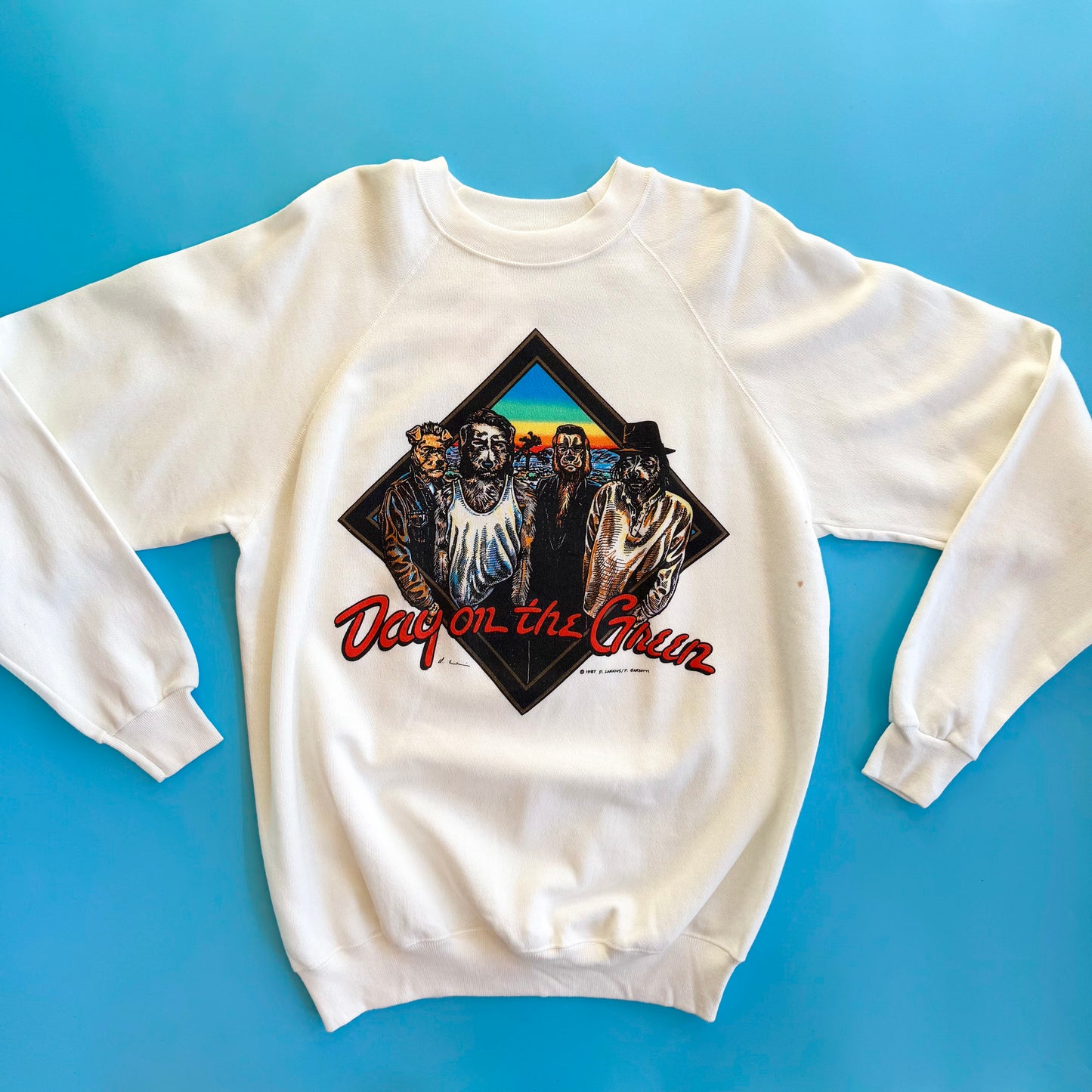 1987 Bill Graham Presents U2 "Day On The Green" Crewneck