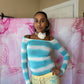 Y2K Juicy Couture Pam & Gela Era Tie Dye Boatneck Longsleeve Tee