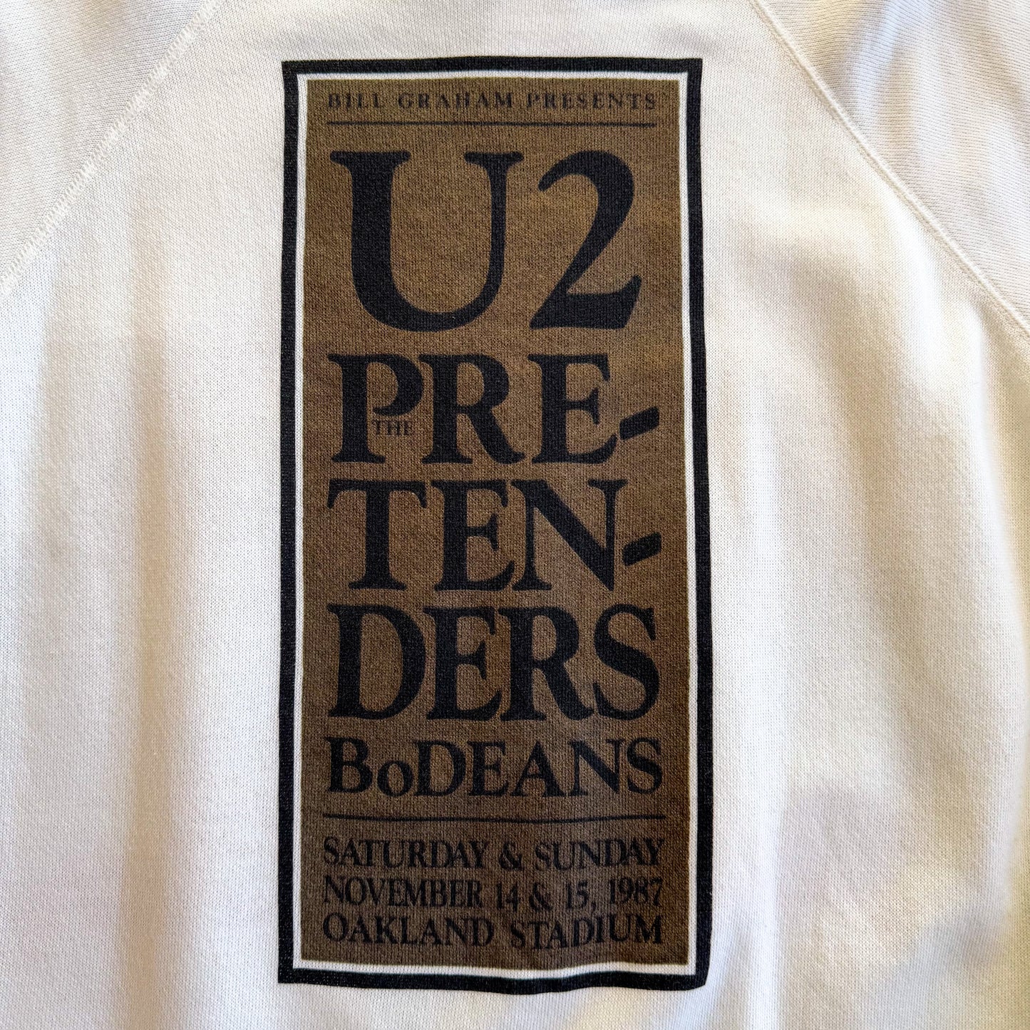 1987 Bill Graham Presents U2 "Day On The Green" Crewneck