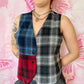 90s Flannel Vest