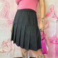 Chanel Boutique Wool Pleat Skirt