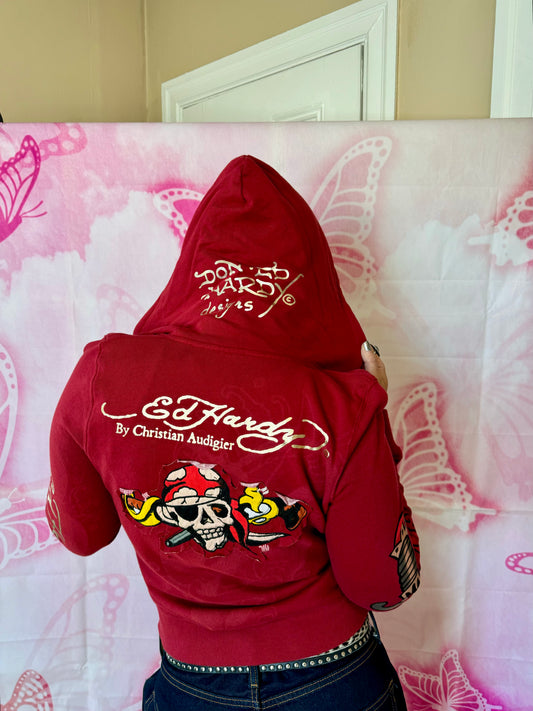 Y2K Ed Hardy by Christian Audigier Era Hoodie