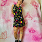 90s Betsey Johnson Floral Mini Dress