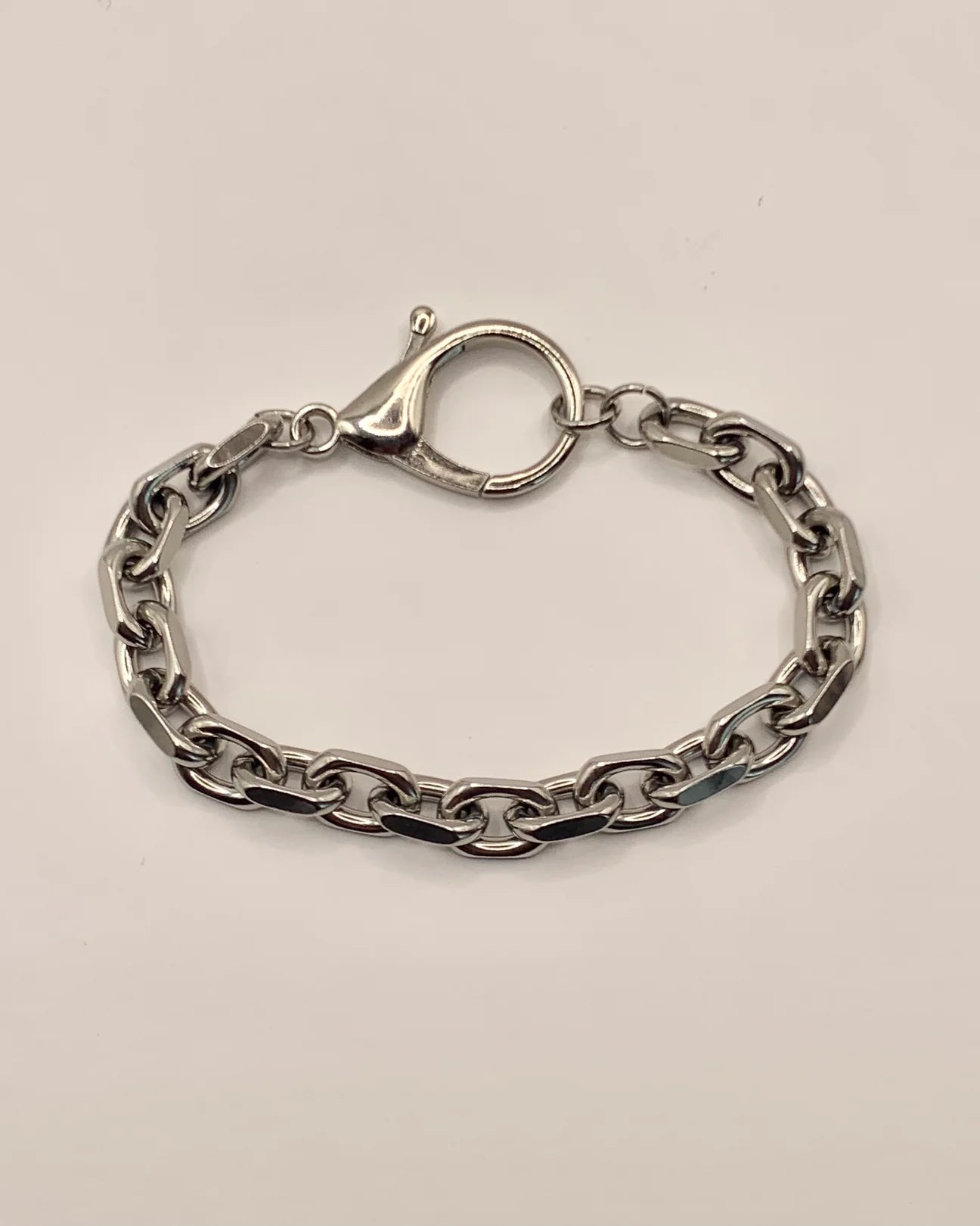 Shop Journal Chunky Angular Rolo Steel Bracelet