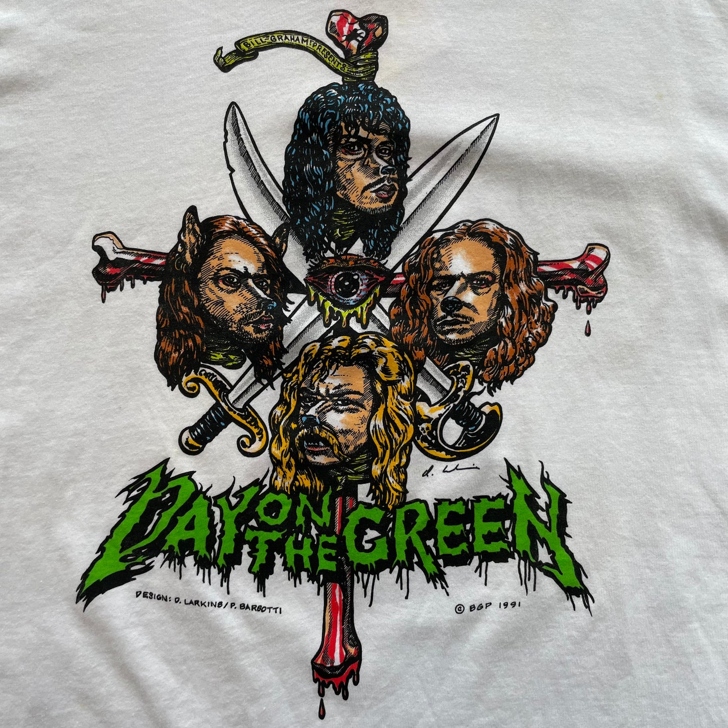 1991 Bill Graham Presents Metallica "Day On The Green" T Shirt