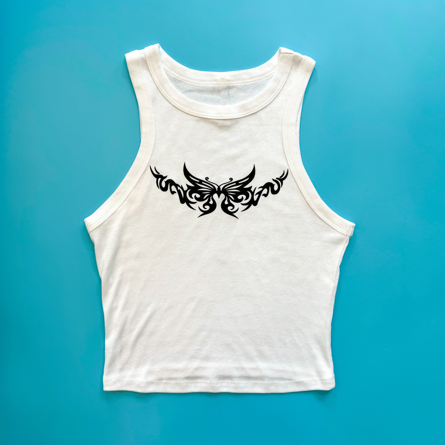 Ditto Tramp Stamp Logo Racer Back Tank