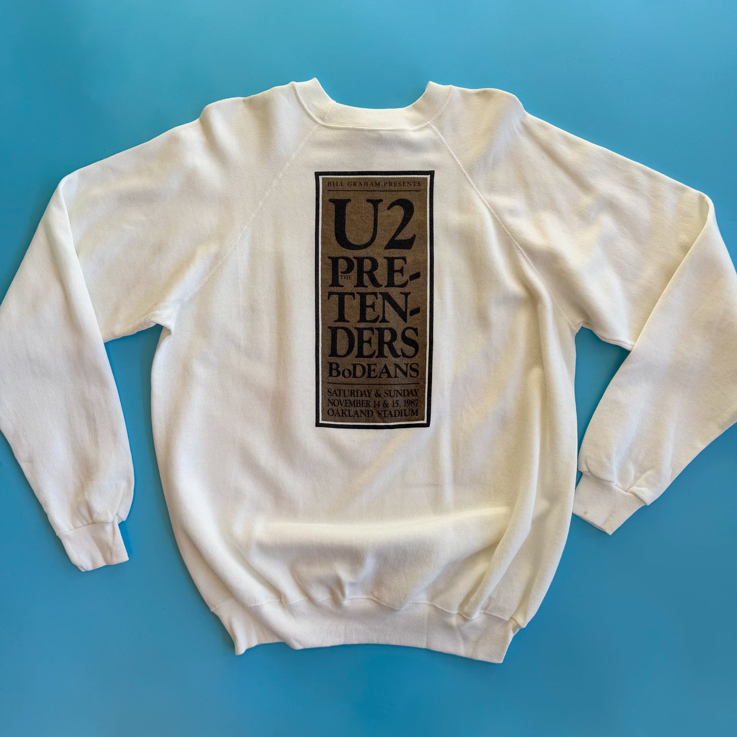 1987 Bill Graham Presents U2 "Day On The Green" Crewneck