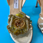 Y2K Jimmy Choo Gold Rose Strappy Heels New In Box