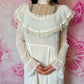 70s Gunne Sax by Jessica Cotton Gauze Peasant Dress