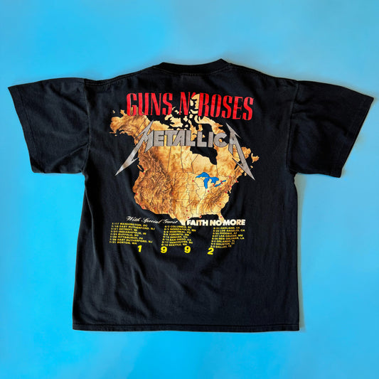 1992 Metallica/ Guns N’ Roses Tour T Shirt