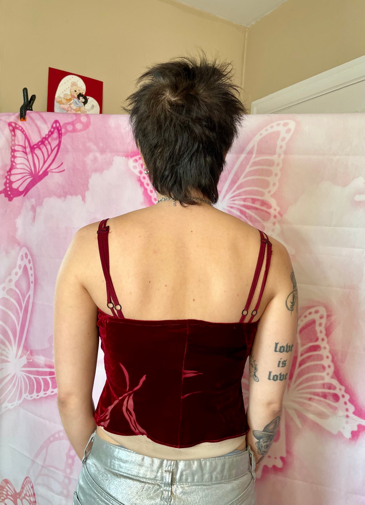 00s Betsey Johnson Velvet Cami