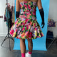 80s Sweetheart Neck Party Dress