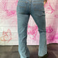 Y2K Paris Blues Flare Jeans