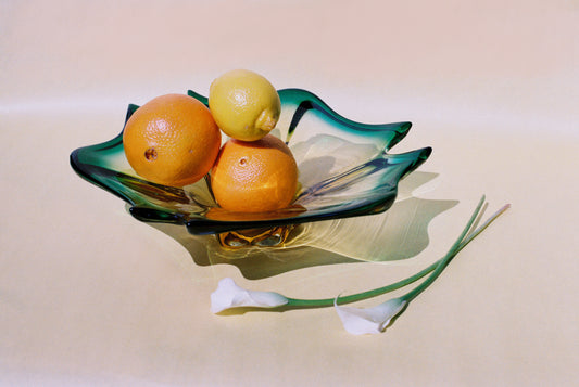 50s Mid Century Modern Glass Ombré Bowl