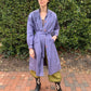 80s Purp Swing Trench Coat