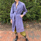 80s Purp Swing Trench Coat