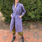 80s Purp Swing Trench Coat